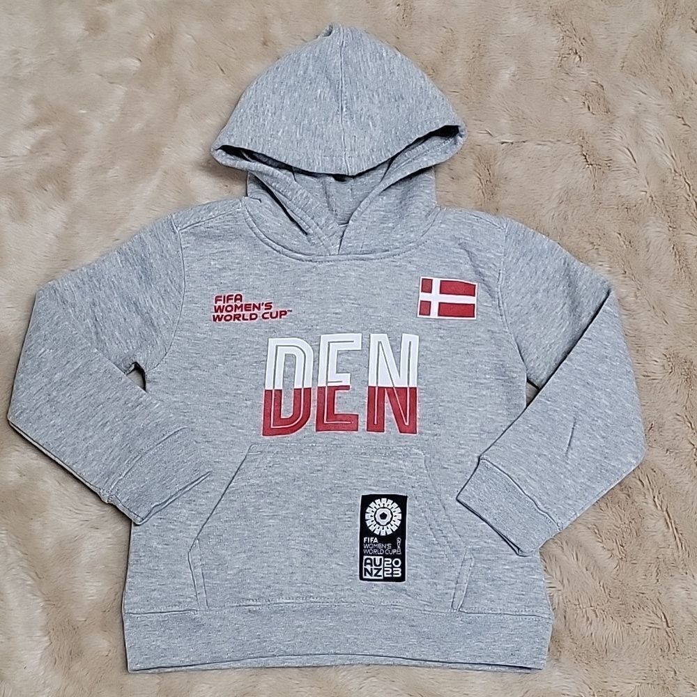OUTERSTUFF DENMARK FIFA 2023 WOMEN'S WORLD CUP HOODIE, SIZE SMALL